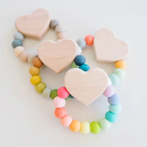 Heart Charm Teether - BIG FRENCHIES