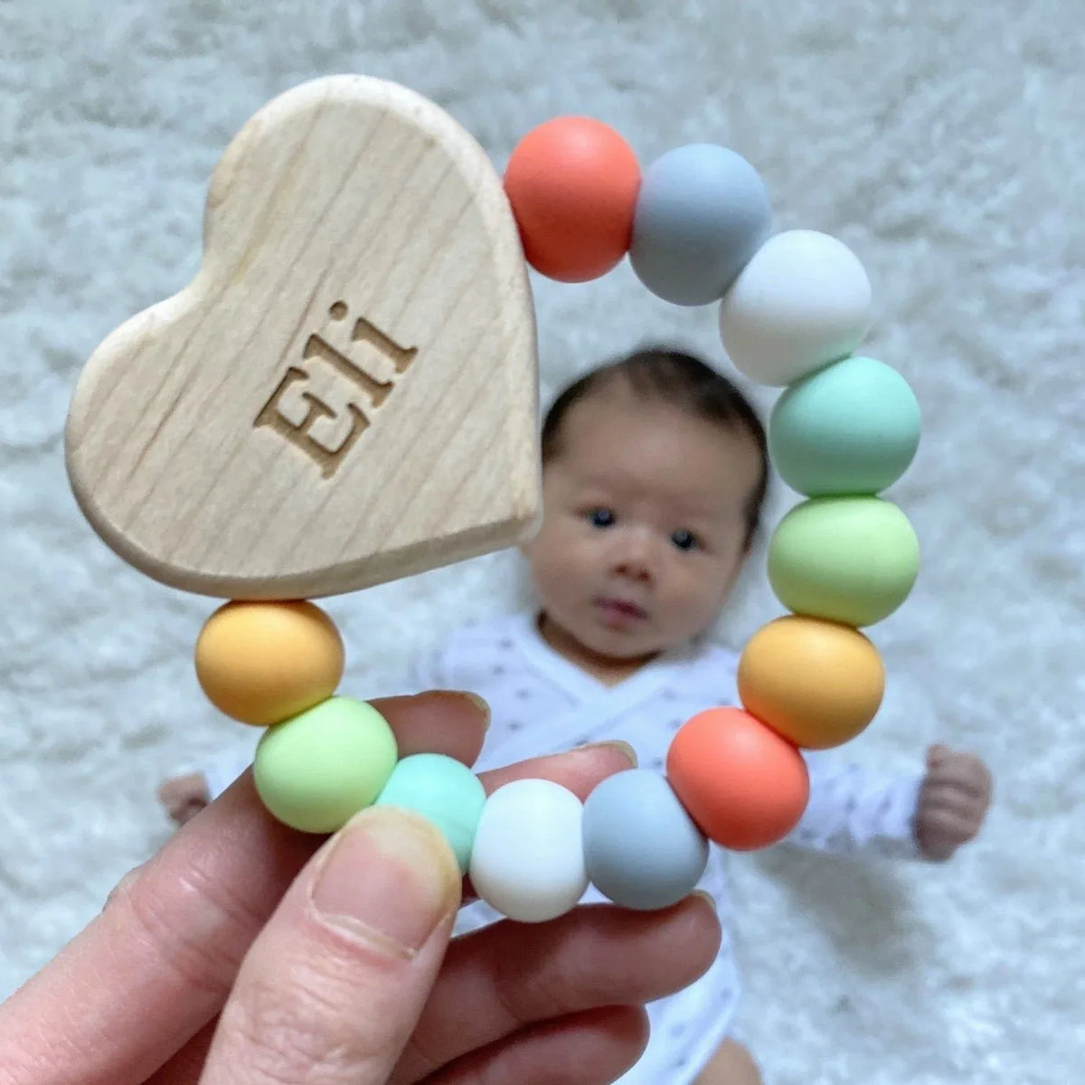 Heart Charm Teether - BIG FRENCHIES