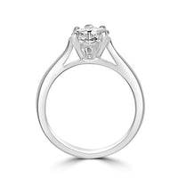 Heart Diamond Veneer Cubic Zirconia 14K Gold Ring. 635R002K
