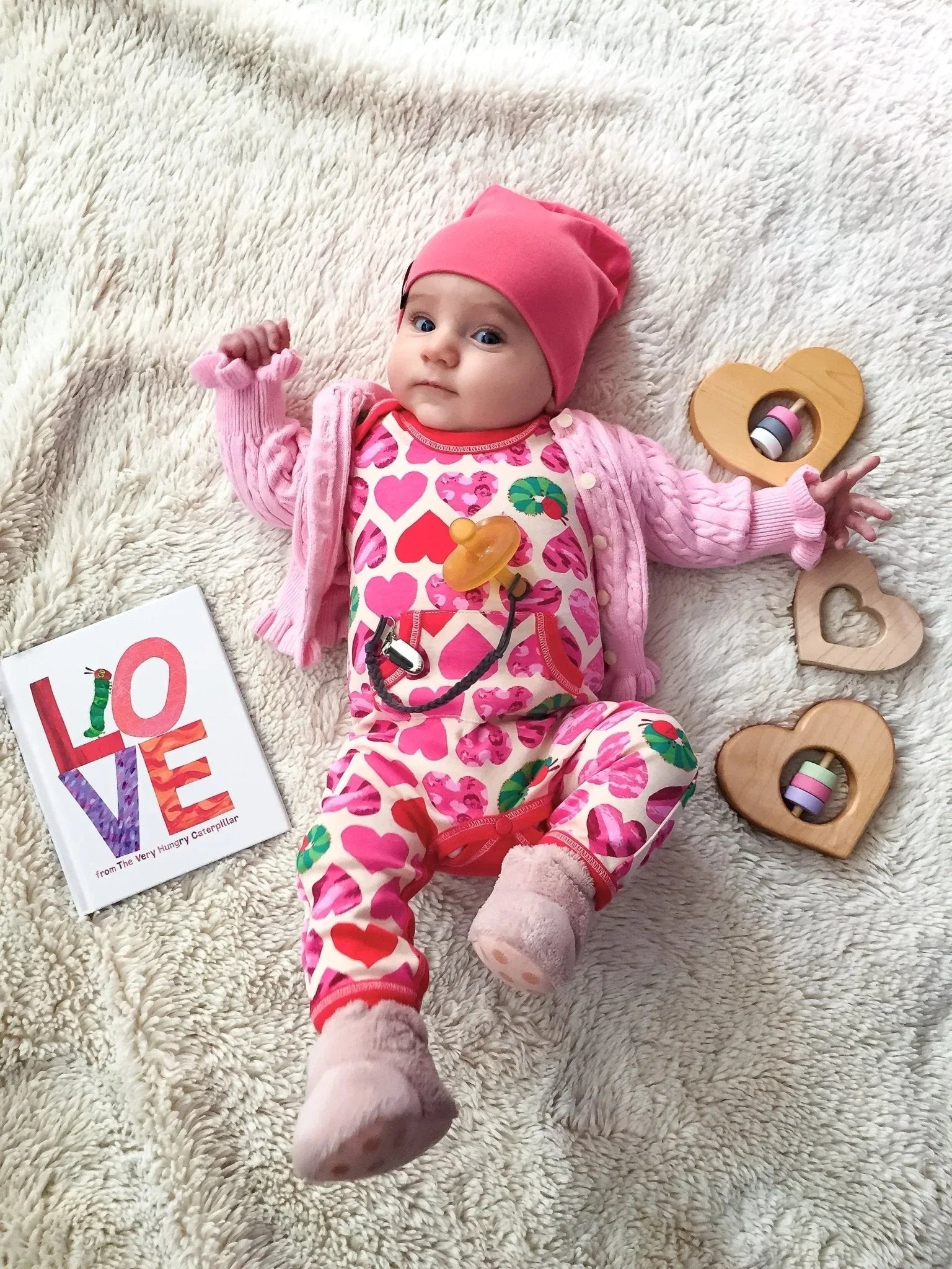 Heart Wooden Baby Grasping Toy - BIG FRENCHIES