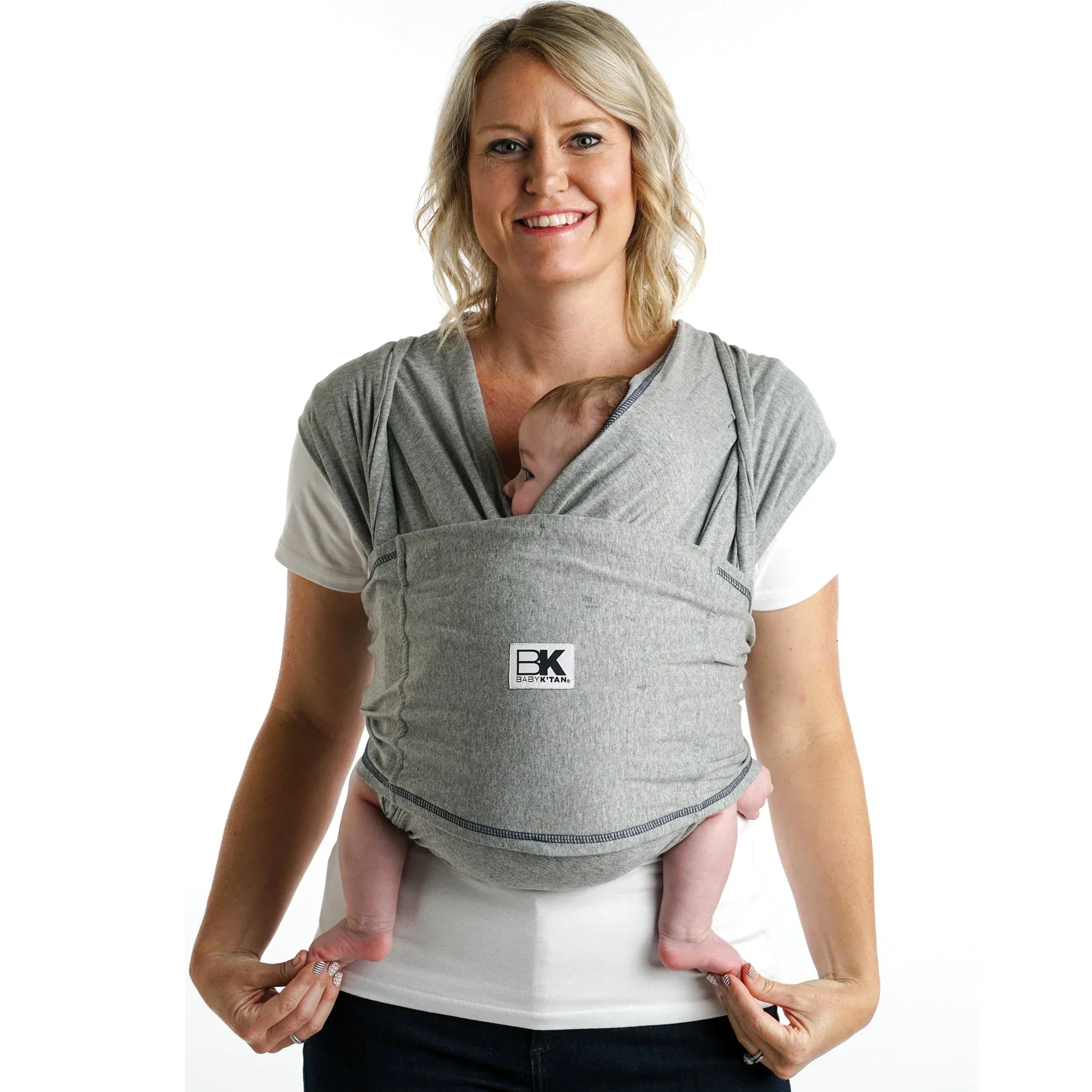 Baby K'tan Original Baby Carrier | Heather Grey - BIG FRENCHIES