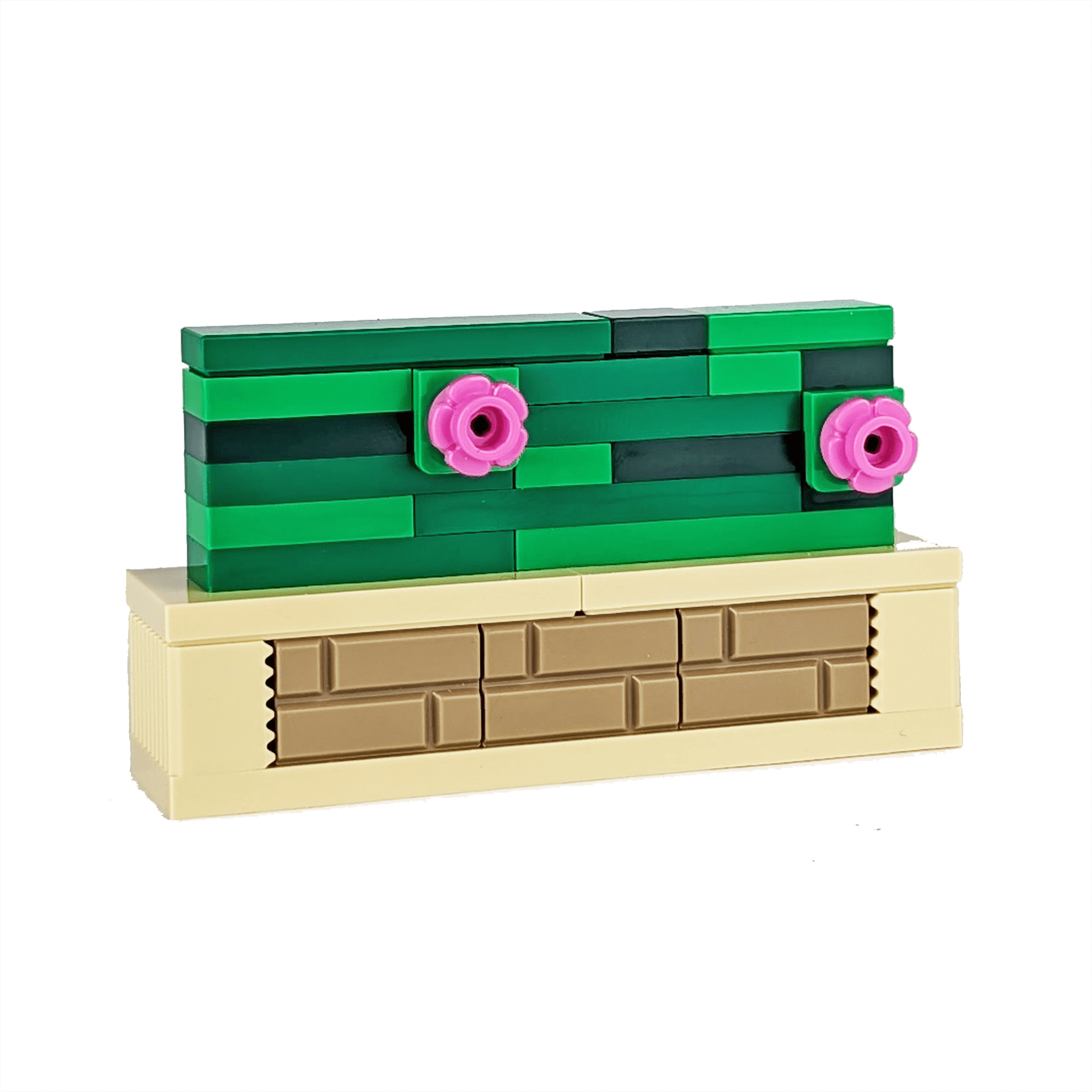 Hedge Planter Set - Custom Building Set - Made Using LEGO® Parts