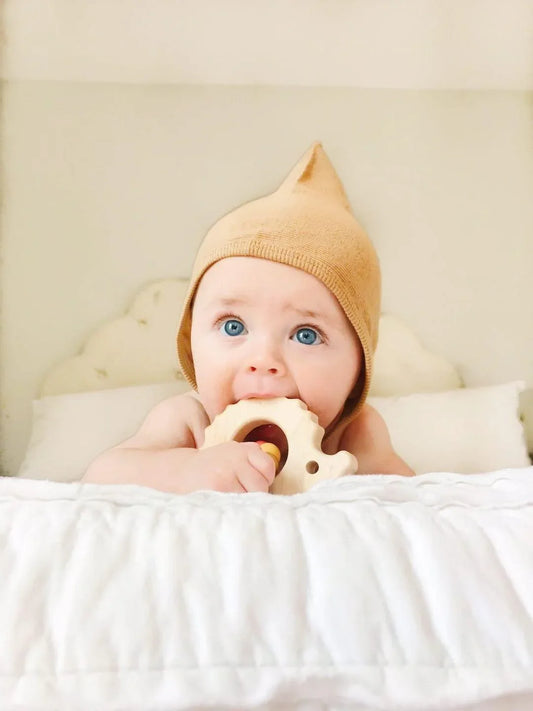 Hedgehog Wooden Baby Grasping Toy - BIG FRENCHIES