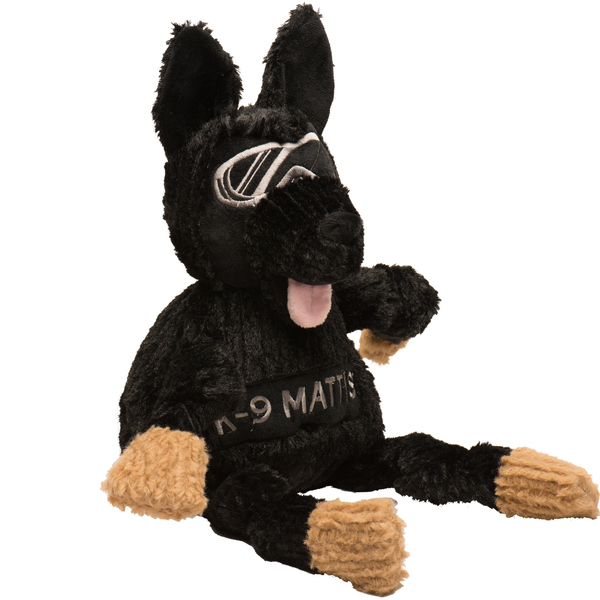 HuggleCause™, Project K-9 Hero, K-9 Mattis Knottie® Plush Dog Toy, Large - BIG FRENCHIES