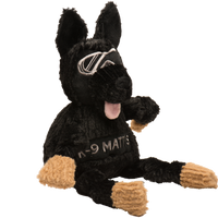 HuggleCause™, Project K-9 Hero, K-9 Mattis Knottie® Plush Dog Toy, Large - BIG FRENCHIES