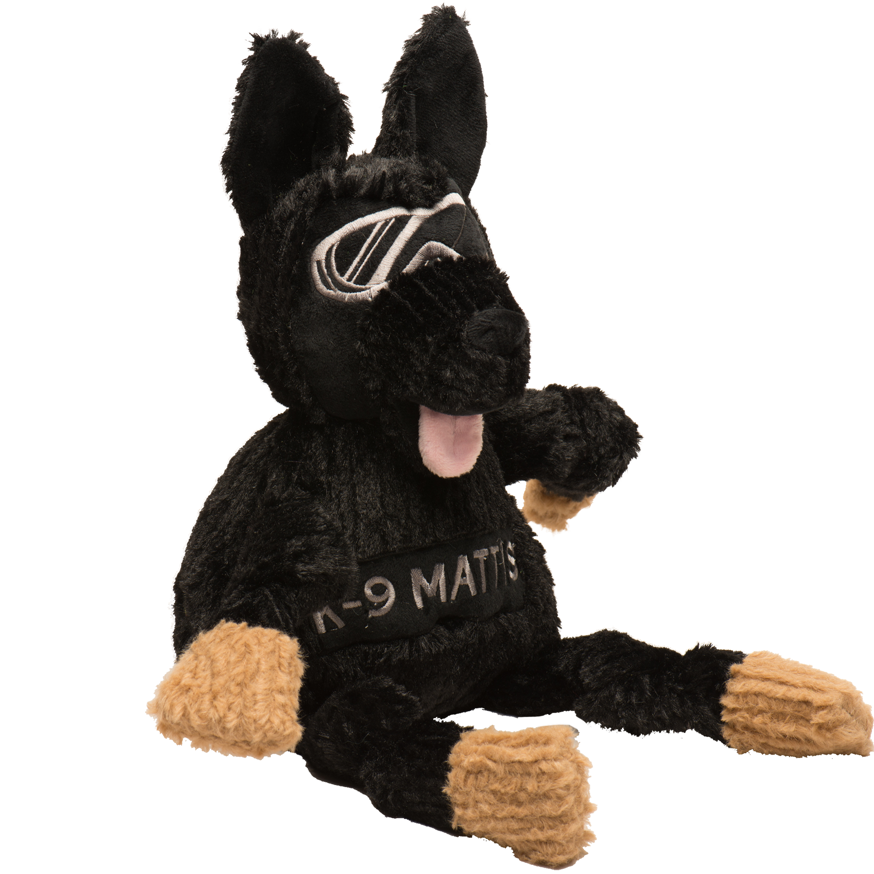 HuggleCause™, Project K-9 Hero, K-9 Mattis Knottie® Plush Dog Toy, Large - BIG FRENCHIES