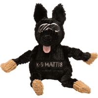 HuggleCause™, Project K-9 Hero, K-9 Mattis Knottie® Plush Dog Toy, Large - BIG FRENCHIES