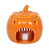 Hello Autumn Fall Pumpkin Oil Burner and Wax Warmer - BIG FRENCHIES