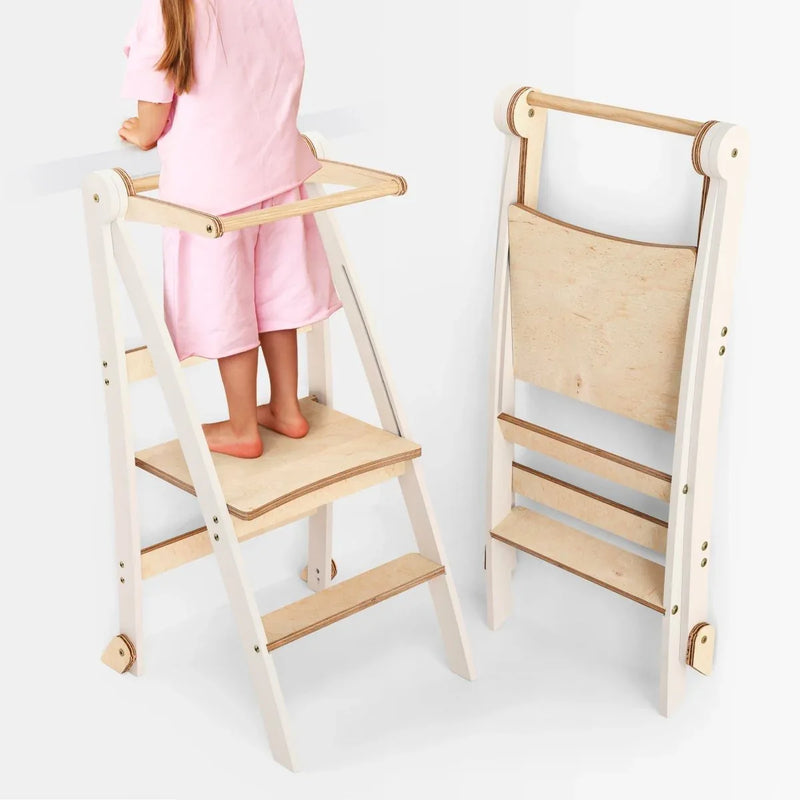 Helper Tower: A Multi-functional Foldable Step Stool for Kids - BIG FRENCHIES