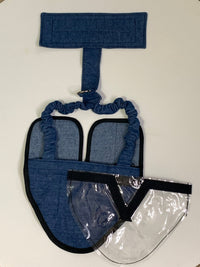 Hen Holster Bird Diaper/Harness (chicken diaper, duck diaper, pigeon diaper with Removable Vinyl Liner)
