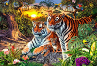 Hidden Tigers 400 Piece Jigsaw Puzzle by Springbok Puzzles - BIG FRENCHIES