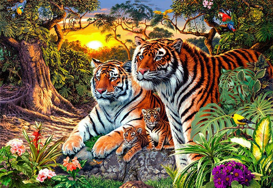 Hidden Tigers 400 Piece Jigsaw Puzzle by Springbok Puzzles - BIG FRENCHIES