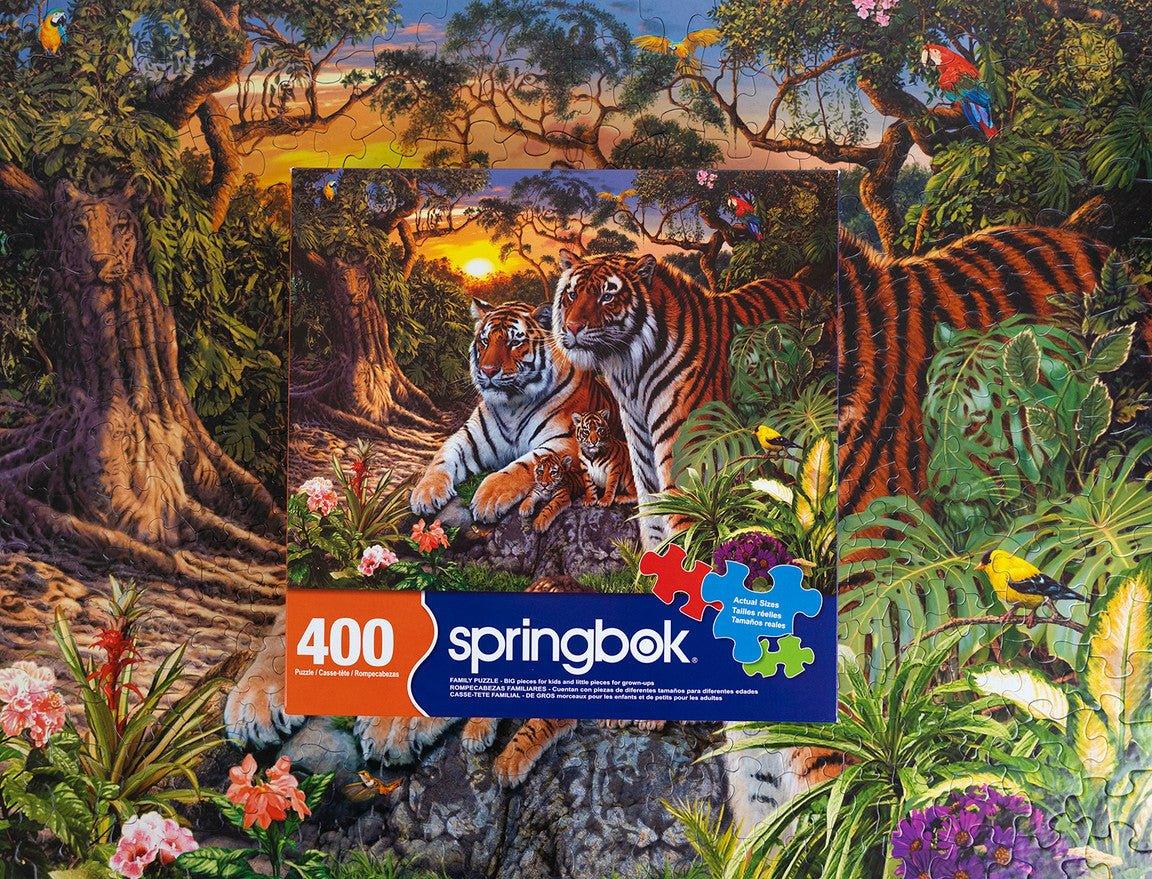 Hidden Tigers 400 Piece Jigsaw Puzzle by Springbok Puzzles - BIG FRENCHIES