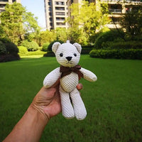 High Quality Soft 18-20CM Teddy Bear Stuffed Plush Toys Cute Dress Rabbit Pendant Dolls Gifts Birthday Wedding Party Decor - BIG FRENCHIES