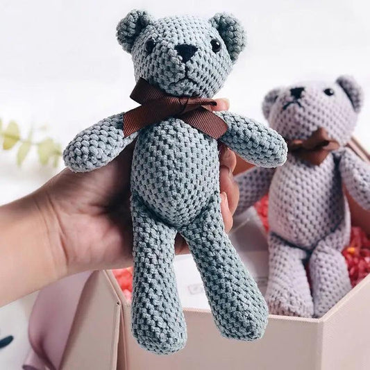 High Quality Soft 18-20CM Teddy Bear Stuffed Plush Toys Cute Dress Rabbit Pendant Dolls Gifts Birthday Wedding Party Decor - BIG FRENCHIES