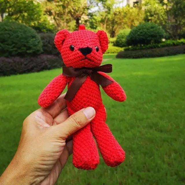 High Quality Soft 18-20CM Teddy Bear Stuffed Plush Toys Cute Dress Rabbit Pendant Dolls Gifts Birthday Wedding Party Decor - BIG FRENCHIES