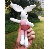 High Quality Soft 18-20CM Teddy Bear Stuffed Plush Toys Cute Dress Rabbit Pendant Dolls Gifts Birthday Wedding Party Decor - BIG FRENCHIES