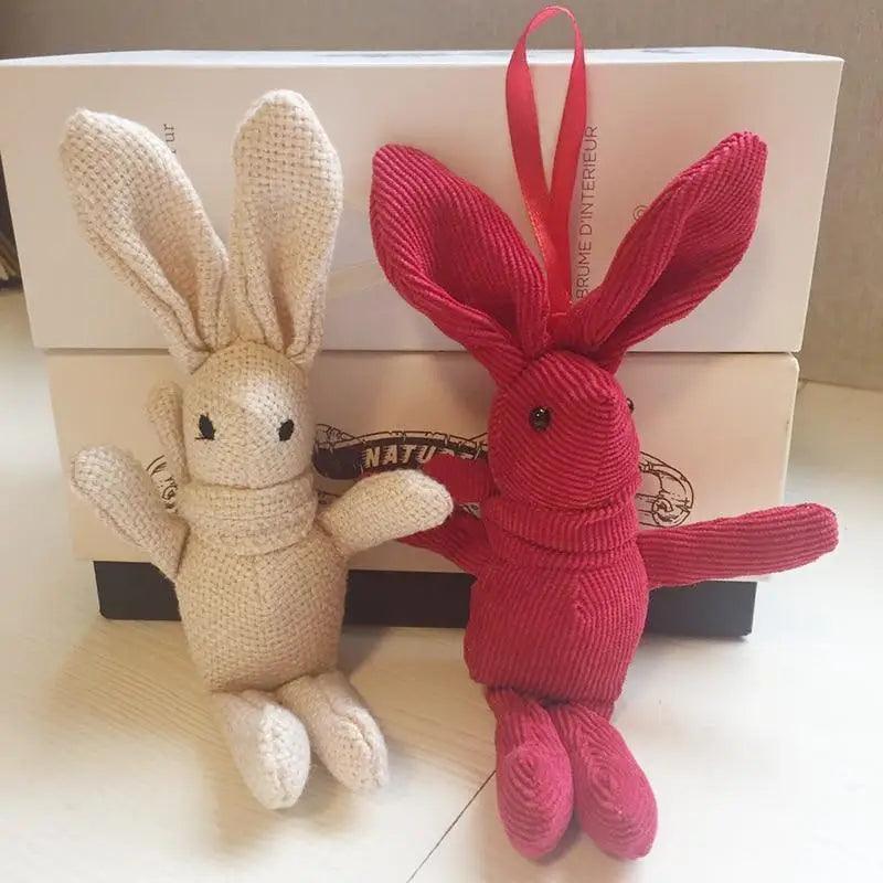 High Quality Soft 18-20CM Teddy Bear Stuffed Plush Toys Cute Dress Rabbit Pendant Dolls Gifts Birthday Wedding Party Decor - BIG FRENCHIES