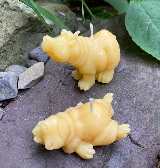 Hippo Buddies Beeswax Candles - BIG FRENCHIES