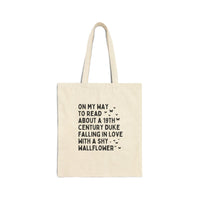 Historical Romance Tote: Wallflower and Duke - BIG FRENCHIES