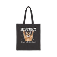 History Teacher Cat Lover Tote - BIG FRENCHIES
