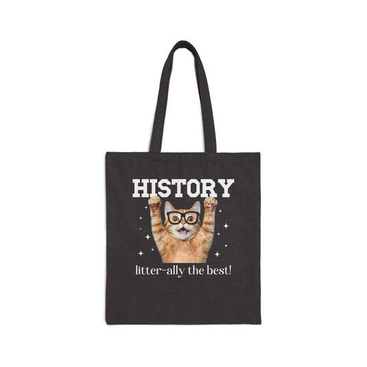 History Teacher Cat Lover Tote - BIG FRENCHIES