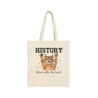 History Teacher Cat Lover Tote - BIG FRENCHIES