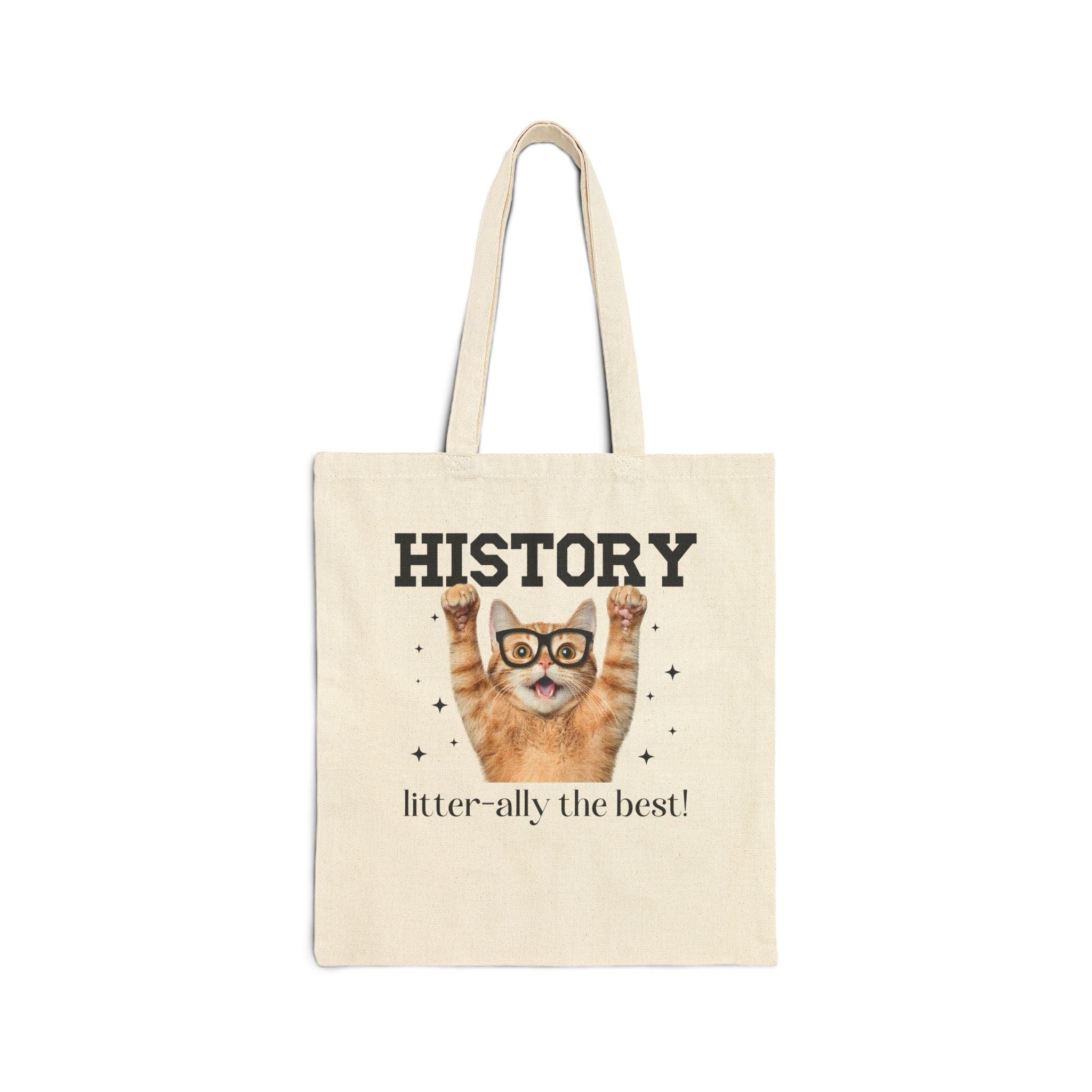 History Teacher Cat Lover Tote - BIG FRENCHIES