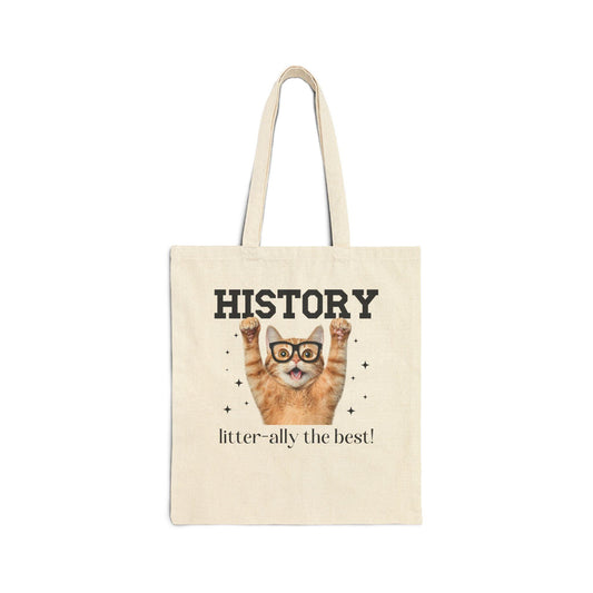 History Teacher Cat Lover Tote - BIG FRENCHIES