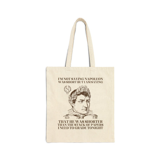 History Teacher Tote Bag: Grading Papers - BIG FRENCHIES