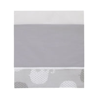 NoJo Dreamer Gray Elephant 8-Piece Nursery Crib Bedding Set - BIG FRENCHIES
