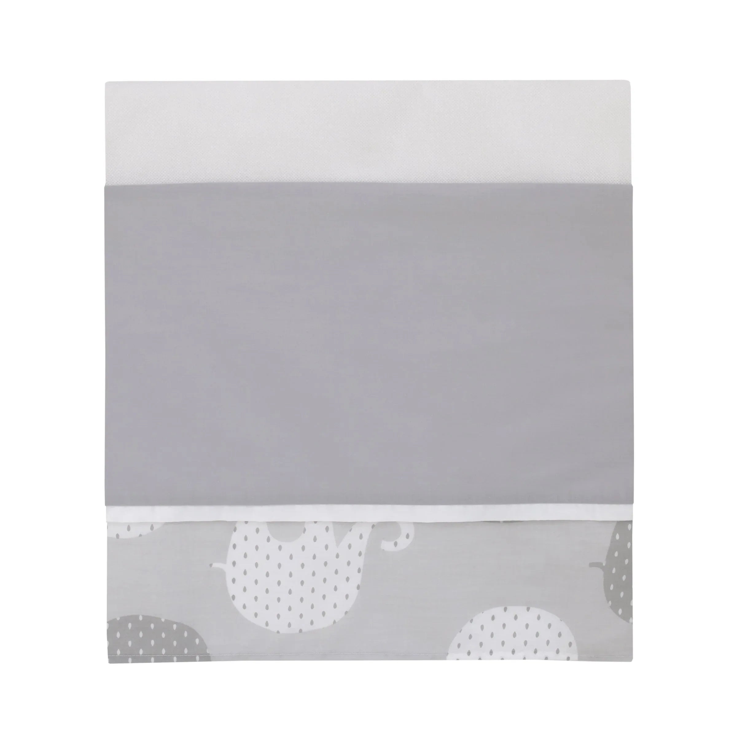 NoJo Dreamer Gray Elephant 8-Piece Nursery Crib Bedding Set - BIG FRENCHIES