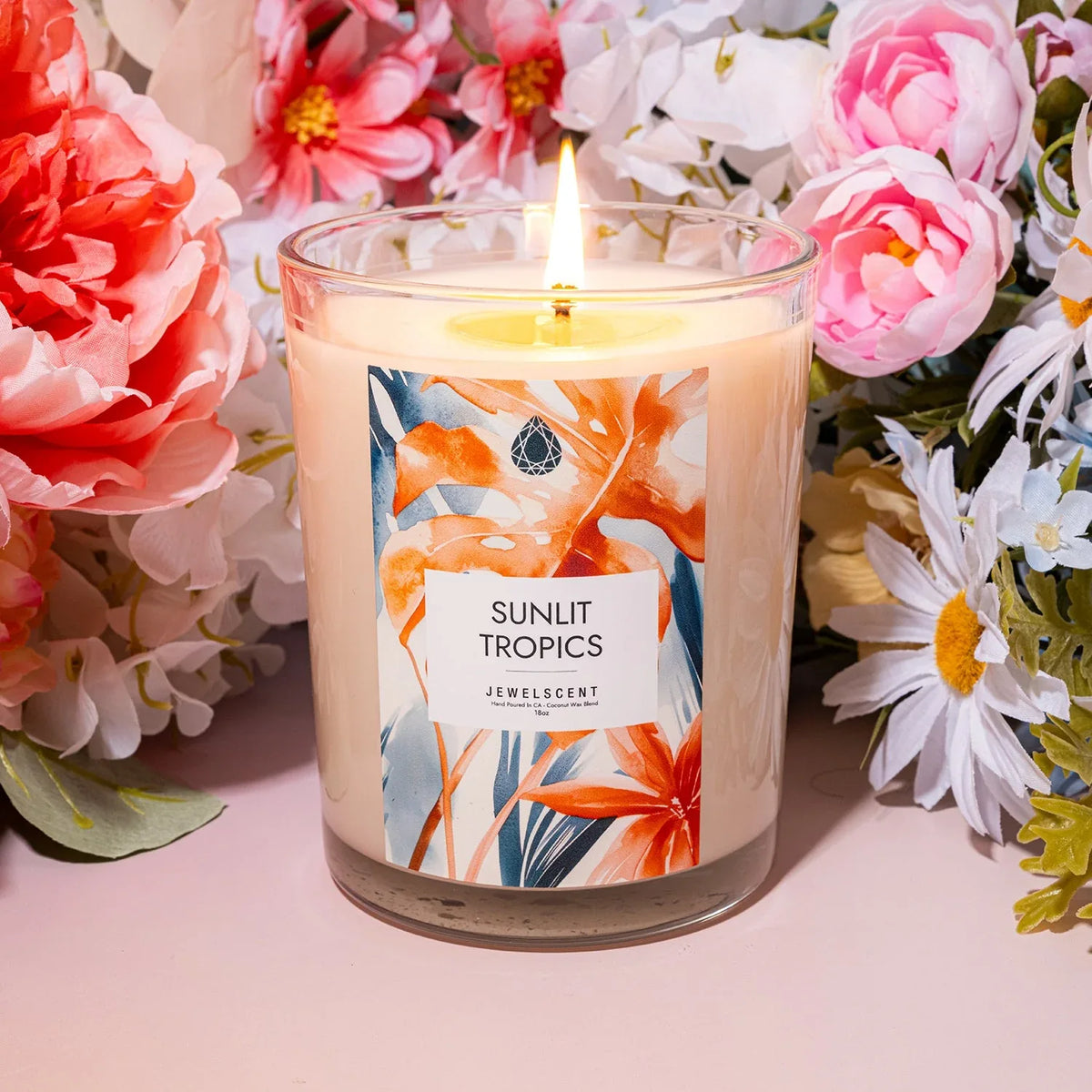 Sunlit Tropics 18oz Home Jewelry Candle - BIG FRENCHIES