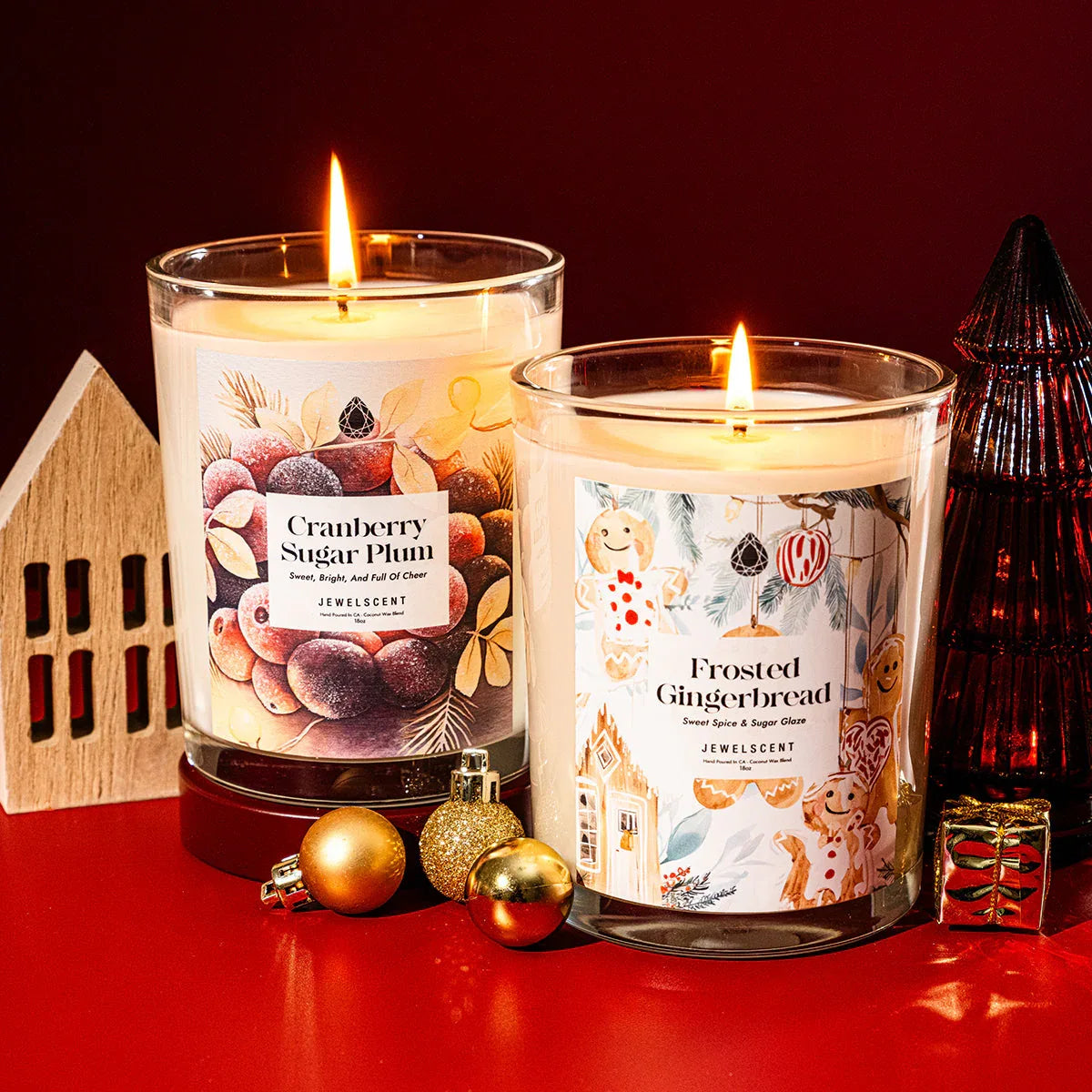 Cranberry Sugar Plum 18oz Home Jewelry Candle - BIG FRENCHIES