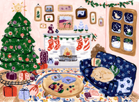 Home for the Holidays 1000 Piece Jigsaw Puzzle by Puzzlefolk