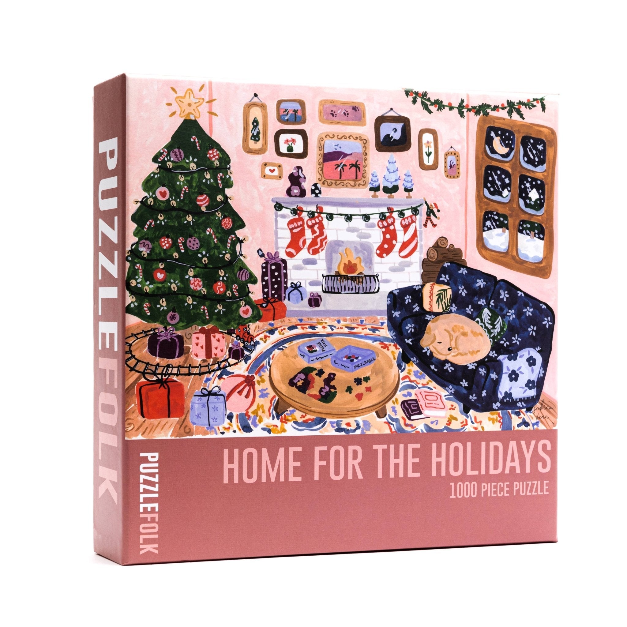 Home for the Holidays 1000 Piece Jigsaw Puzzle by Puzzlefolk