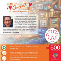 Home Sweet Home - Artistic Retreat 500 Piece Puzzle by Masterpieces - BIG FRENCHIES