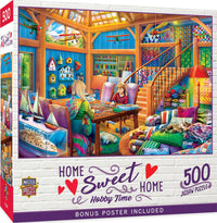 Home Sweet Home - Hobby Time 500 Piece Jigsaw Puzzle | Masterpieces Puzzles - BIG FRENCHIES