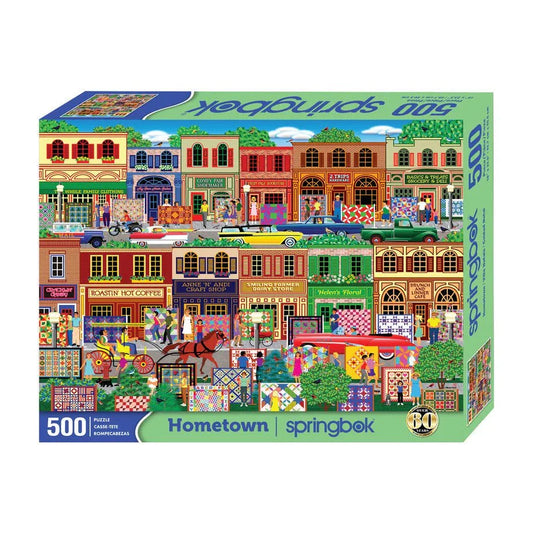 Hometown 500 Piece Jigsaw Puzzle by Springbok Puzzles - BIG FRENCHIES