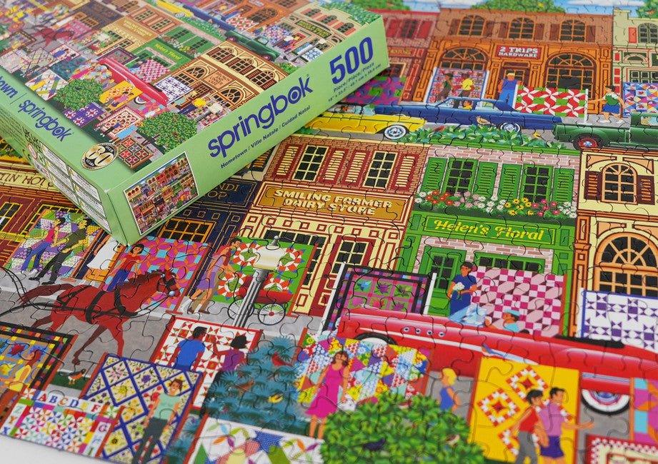 Hometown 500 Piece Jigsaw Puzzle by Springbok Puzzles - BIG FRENCHIES