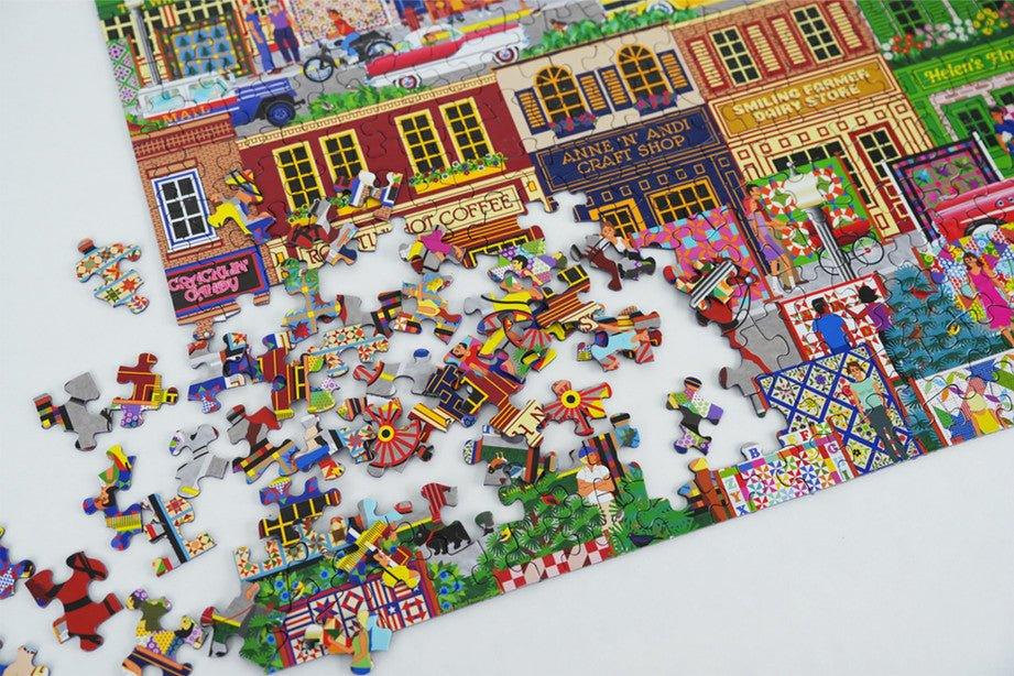 Hometown 500 Piece Jigsaw Puzzle by Springbok Puzzles - BIG FRENCHIES