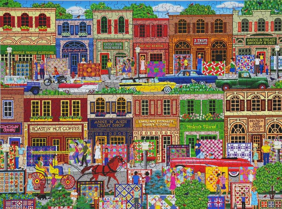 Hometown 500 Piece Jigsaw Puzzle by Springbok Puzzles - BIG FRENCHIES