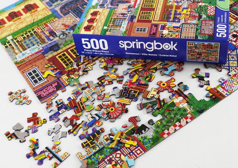 Hometown 500 Piece Jigsaw Puzzle by Springbok Puzzles - BIG FRENCHIES