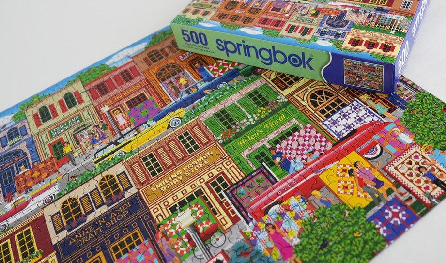 Hometown 500 Piece Jigsaw Puzzle by Springbok Puzzles - BIG FRENCHIES