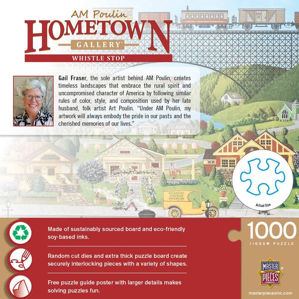 Hometown Gallery - Whistle Stop 1000 Piece Jigsaw Puzzle | Masterpieces Puzzles - BIG FRENCHIES