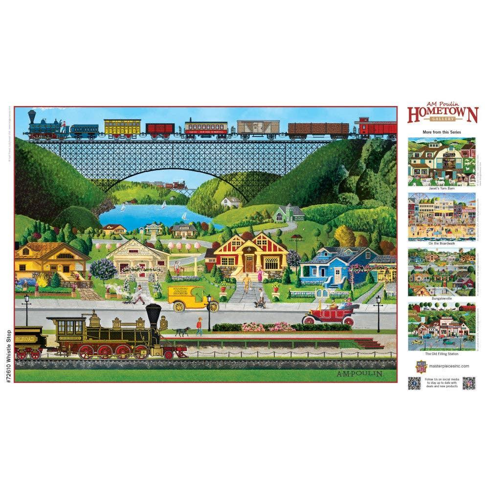 Hometown Gallery - Whistle Stop 1000 Piece Jigsaw Puzzle | Masterpieces Puzzles - BIG FRENCHIES