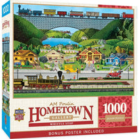Hometown Gallery - Whistle Stop 1000 Piece Jigsaw Puzzle | Masterpieces Puzzles - BIG FRENCHIES