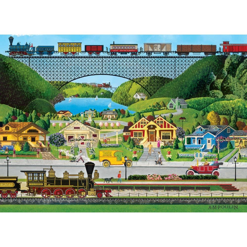 Hometown Gallery - Whistle Stop 1000 Piece Jigsaw Puzzle | Masterpieces Puzzles - BIG FRENCHIES