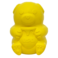 Honey Bear eDispenser - Durable Rubber Treat Dispenser for Dogs | USA Made - BIG FRENCHIES