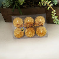 Honeybee Flower Beeswax Tealight Candles - BIG FRENCHIES